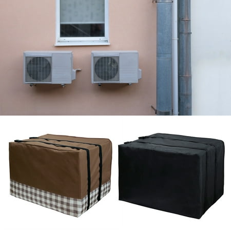 

Cheers.US Window Air Conditioner Cover Outdoor Outside Window AC Unit Cover Black Dust-Proof Waterproof AC Cover Outdoor Window AC Protection Cover