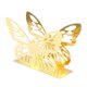 thumbnail image 1 of Servilletero de mariposa, compacto, de metal, dispensador de pañuelos independiente, soporte para pañuelos oro, 1 of 7