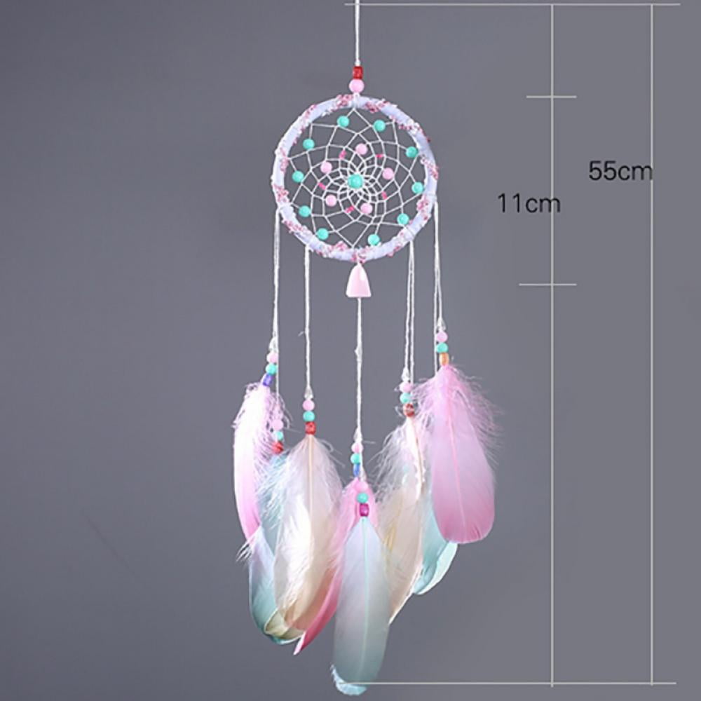 Details about   Wind Chimes Feather Bell Hanging Ornament Dream Catcher Wall Home Outdoor Decor 