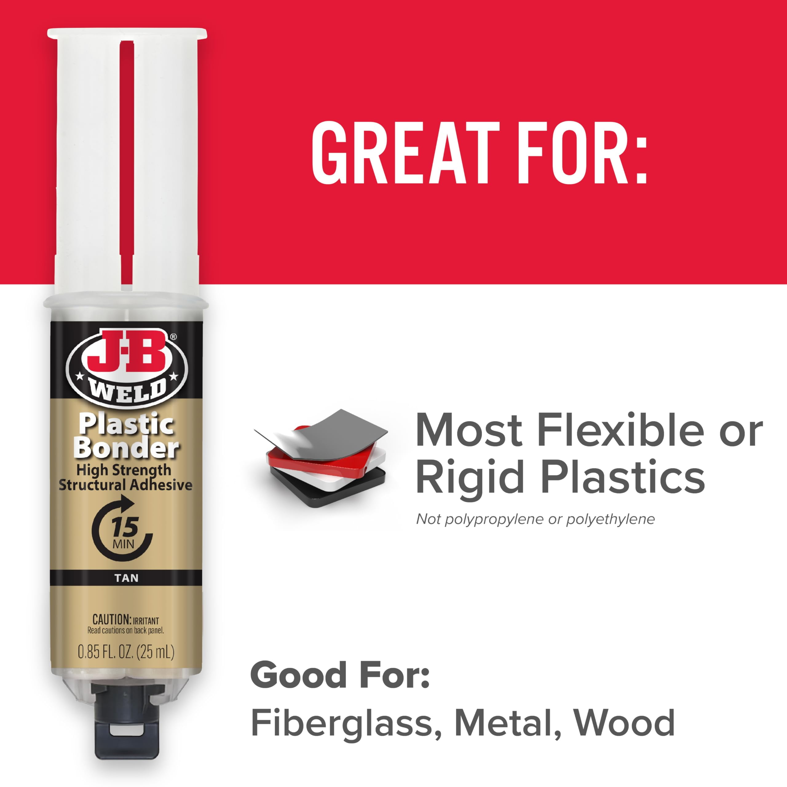 Seringue à PlasticBonder™ J-B Weld