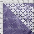 thumbnail image 3 of oneOone Georgette Viscose Violet Fabric Geometric Modern Flower Sewing Craft Projects Fabric Prints By Yard 42 Inch Wide, 3 of 4