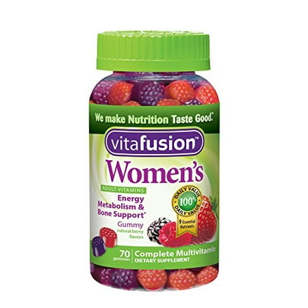 6 Pack - Vitafusion Femmes Gummy Vitamines Baies mixtes 70 Chaque