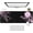 Cherry Blossom, variant on Cherry Blossom Floral Mouse Pad Black XL, Extended Large Mouse Pad, Kawaii Pink Black Mousepad, Moon Floral Long Big Desk Mouse Mat, Cherry Blossom Decor Stuff Accessories, 31.5 X 11.8 Inch