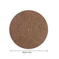thumbnail image 4 of Advancent Accesorios para fonógrafo Cork 12 pulgadas Record Pad Slipmat Mat Players Tocadiscos empotrado Antiestático Hotel Concierto Accesorios para instrumentos musicales, 4 of 6
