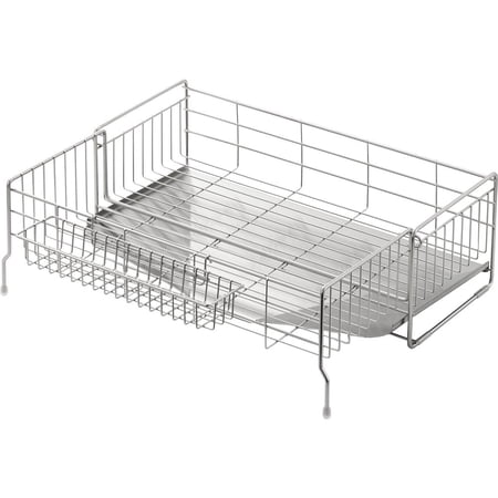 Yoshikawa Made in Japan Drainer rack Sink side Wider drainer Deep type ...