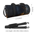 thumbnail image 2 of Easygdp Glowing Snake Dark Forest Bolsa de Viaje, Bolsa de Mano, Bolsa de Gimnasio, Bolsa de Equipaje para Viaje, 2 of 6