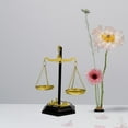 thumbnail image 4 of Topbathy Metallic Balance Scale Table Decor Reflecting Modern Aesthetic Style, 4 of 8