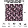 thumbnail image 2 of Blackout Kids Curtains,Breast Cancer Survivor Pink Ribbon Black Childrens Insulated Curtains Set Of 2,Bedroom Essentials,Toddler Room Decor 42"x84", 2 of 5