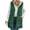 Green winter coat, variant on Quilted Jacket for Women Winter Usmixi Double Side Wear Coat for Women Lightweight Warm Plush Lined Puffer Jacket Casual Pocket Solid Sleeveless Outwear Vest Jacket Holiday