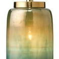 thumbnail image 2 of Jamie Young Co Vapor Medium Contemporary Glass Pendant in Aqua Blue/Brass, 2 of 6