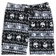 thumbnail image 3 of The Nightmare Before Christmas Women's Jack Skellington FairIsle Minky Plush Pajama Pants, 3 of 5