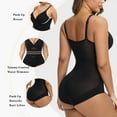 thumbnail image 6 of Vaslanda V Neck Bra Bodysuit Shapewear for Women Tummy Control Waist Trainer Full Body Shaper Butt Lifter Briefs Jumpsuit Tops, 6 of 7