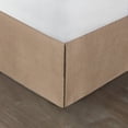 thumbnail image 2 of Global Trends Burlap Bed Skirt, Natural, Full, 15-Inch Drop Length, 2 of 7