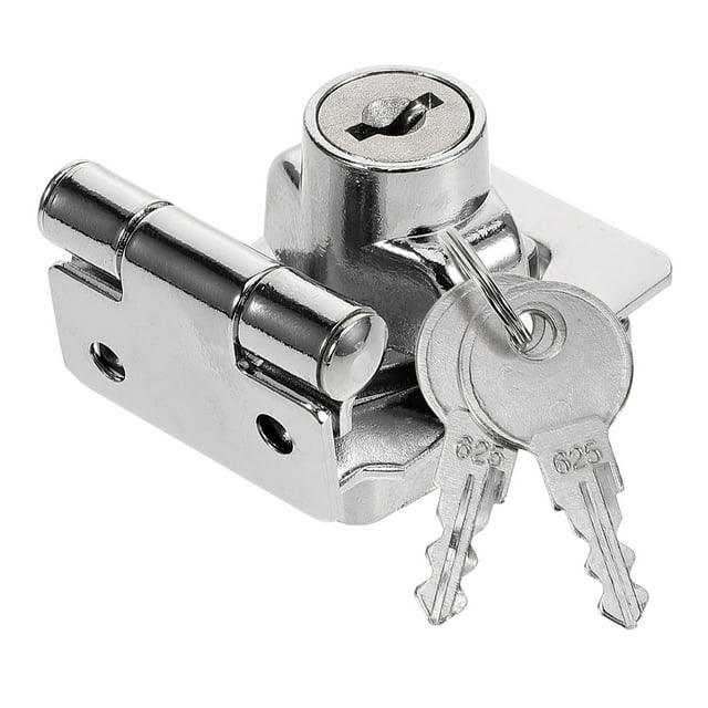 GETAJGHSD 1Set File Cabinet Lock for Home Use in Silver and Square Shape