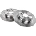thumbnail image 4 of A-Premium 11.81 inch (300mm) Rear Solid Disc Brake Rotors + Ceramic Pads Kit Compatible with Select Honda Models - C230 2008-2009, C250 2010-2015, C300 2008-2012, 6-PC Set, 4 of 9