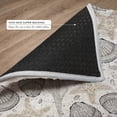 thumbnail image 6 of Addison Rugs Dream Shag Premium Machine Washable Transitional Shells Fog Rectangle Rug, 8' x 10', 6 of 8