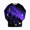 thumbnail image 4 of KPOPLK Girls Pajamas - 2 Piece Long Sleeve Halloween Pajamas and Pants Set 2-8 Years Kids Outfit Set,Size 8-9 Years, 4 of 9