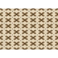 thumbnail image 1 of Ahgly Company Indoor Rectangle Patterned Vanilla Gold Area Rugs, 5' x 8', 1 of 6