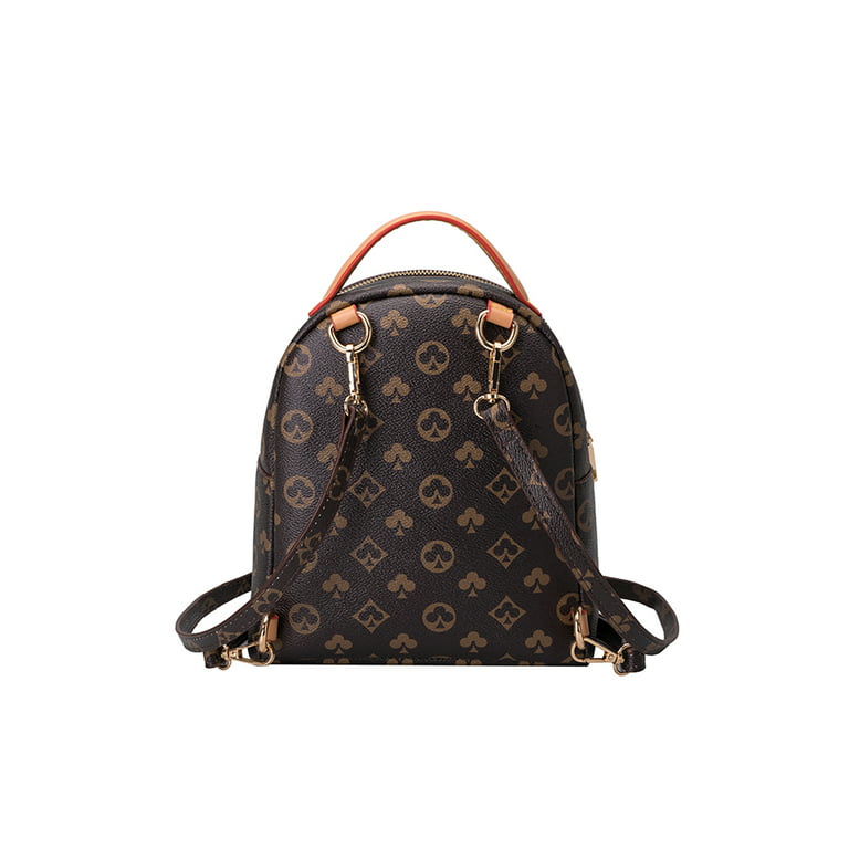 LV Louis Vuitton Women Daypack School Bag Leather Backpack from