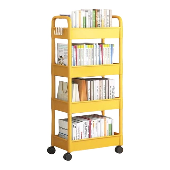 Space Saving Snacks and Drink Storage Unit Convenient Rolling Cart for Picnics