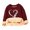 1 RD2, variant on Gyujnb Unisex Cozy Lined Crew Neck Sweatshirt with Mixed Cute Print for Fall Winter Versatile Daily Wear,Size 4-16Y,11-12 Years