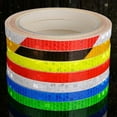 thumbnail image 4 of BNNG 2PC Luminous Equipment Stickers Reflective Tapes Safety Reflective Warning Stickers, Waterproof Outdoor Bicycle Rim Reflector Tape, Thin Reflective Sticker Rolls for Bikes, Motorcycle Decoration, 4 of 9