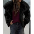 thumbnail image 3 of PRETTYGARDEN Womens Winter Coats Trendy Long Sleeve Furry Faux Fur Jackets Button Lapel Warm Fall Outwear with Pockets, 3 of 9