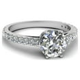 thumbnail image 2 of IGI / GIA Certified 0.83 Ct Lab Grown Diamond Women Ring 18k White Gold Sizable, 2 of 5