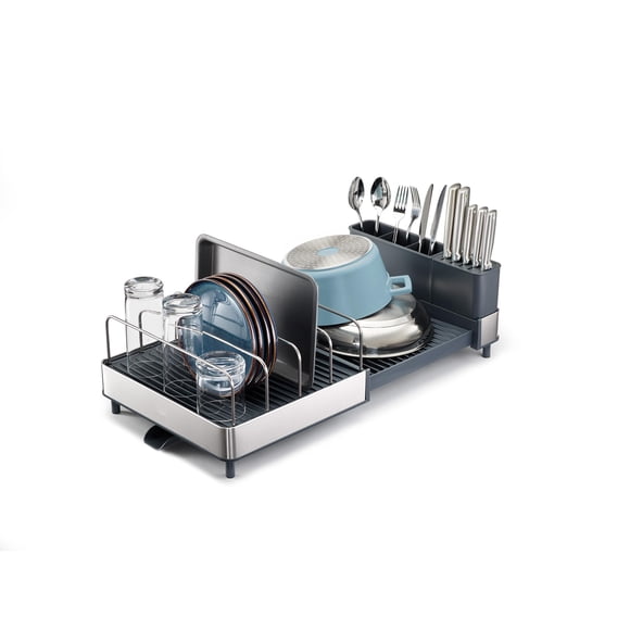 Estante para secar platos Joseph Joseph Extend Max Steel, acero inoxidable