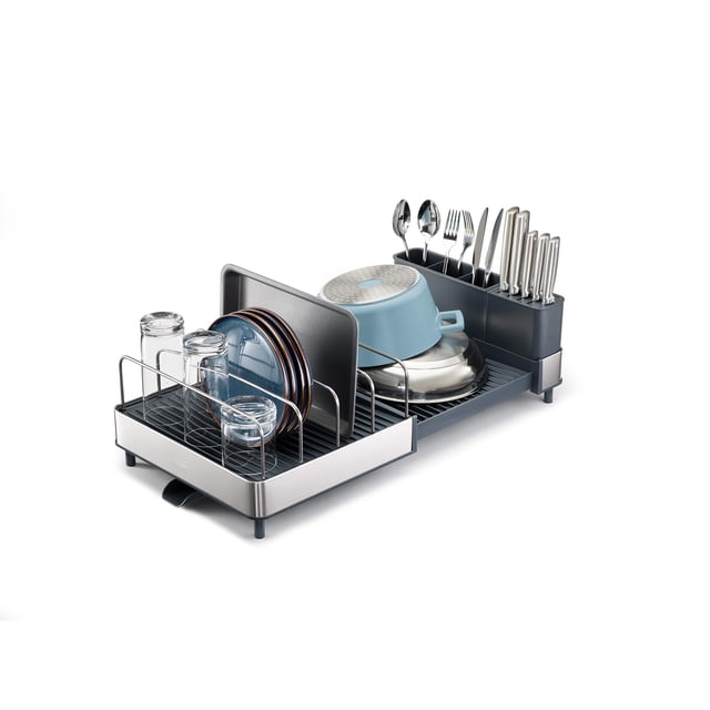 Estante para secar platos Joseph Joseph Extend Max Steel, acero inoxidable