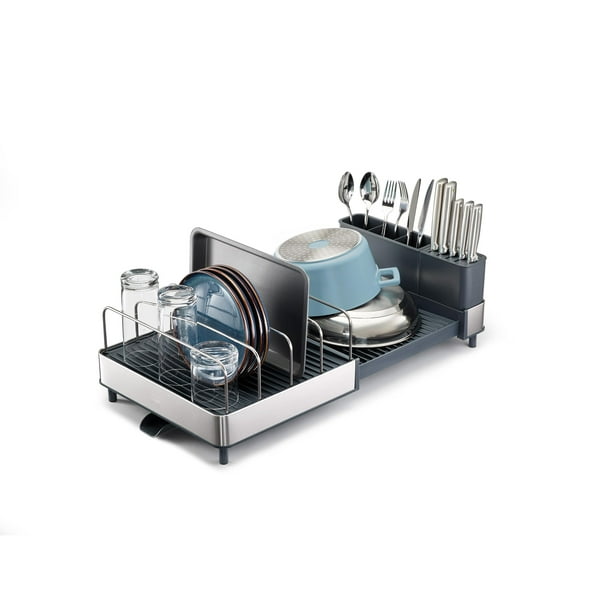 Estante para secar platos Joseph Joseph Extend Max Steel, acero inoxidable