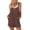 White, variant on UDAUDU Women's Rompers Jumpsuits Sleeveless Adjustable Ribbed Knit Summer Beach Vacation Travel Overall Shorts Outfits Gray 2XL