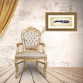 thumbnail image 3 of Hausenflock, Alan 32x15 Gold Ornate Wood Framed with Double Matting Museum Art Print Titled - Blue Whale, 3 of 4
