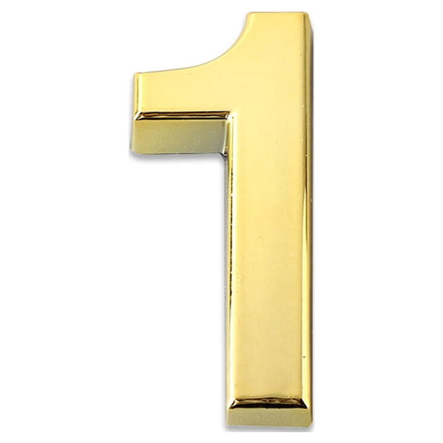 Inteprter Números de casa para exteriores de estilo Simple, signos numéricos, accesorios exquisitos para marcar números, accesorios para Decoración del hogar Numero 1
