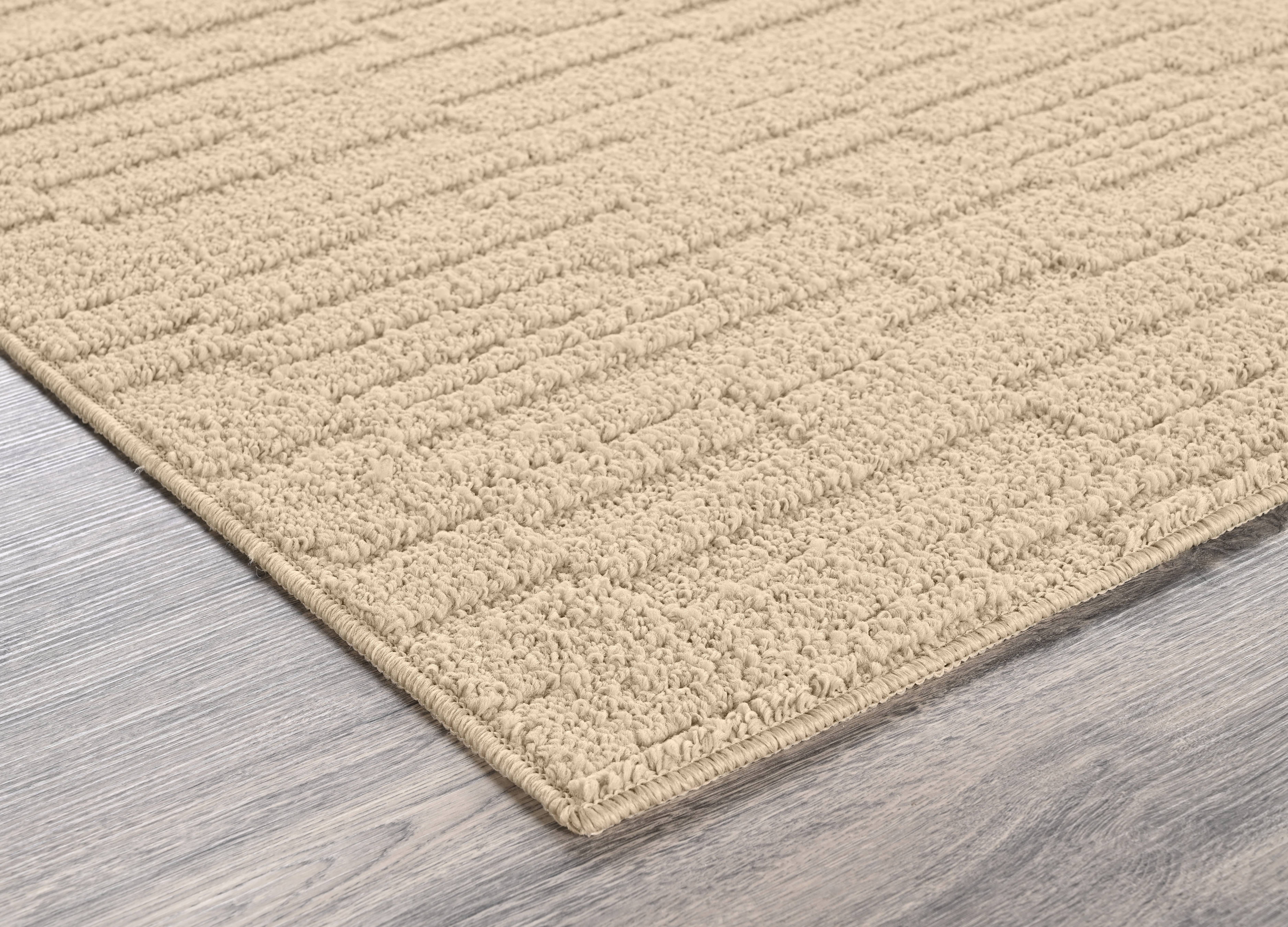 Garland Rug Brentwood Pixel Tan Indoor Area Rug, 6' x 9'