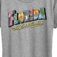 thumbnail image 3 of Instant Message - Florida Postcard  - Women's Short Sleeve Graphic T-Shirt, 3 of 6
