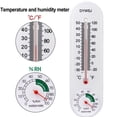 thumbnail image 4 of Allume 2Pcs Large Outdoor Wall Analog Patio Thermometer Mounting Bracket Temperature Reader White, 4 of 4