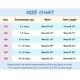 thumbnail image 5 of Fozruso Girls School Uniform Pants Girls Casual Winter Pants Pure Color Slim Fit Wide Leg Trousers Loose Fit Outerwear Sporty Bottoms For Big Kids And Toddlers Sizes 7-8 Years, 5 of 6