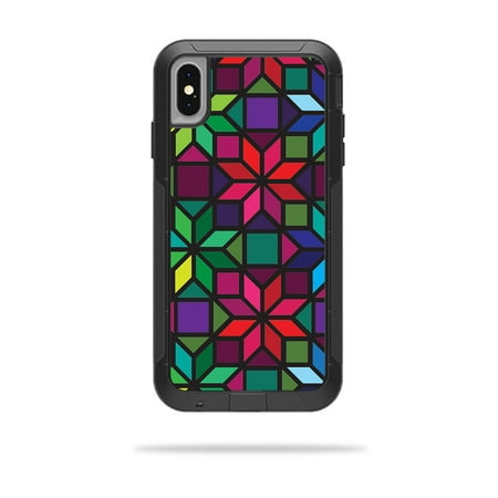 Skin for OtterBox Pursuit iPhone XS Max Case - Stained Glass Window | Protective, Durable, and Unique Vinyl Decal wrap cover | Easy To Apply, Remove, and Change