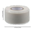 thumbnail image 2 of SEWCHICS White Silicone Rubber Tape for Hose Seal and Leak Repair Home Use, 2 of 8