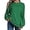 Dark Green, variant on Women's Casual Long Sleeve Sweaters Loose Crewneck Knit Solid Pullover Sweater Jumper Tops