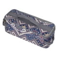 thumbnail image 4 of Camping Travel  Organizer, Comfortable Handle Large Capacity Widened Design Camping Utensils Storage Bag Wear Resistant  For BBQ Blue Embroidery, 4 of 8