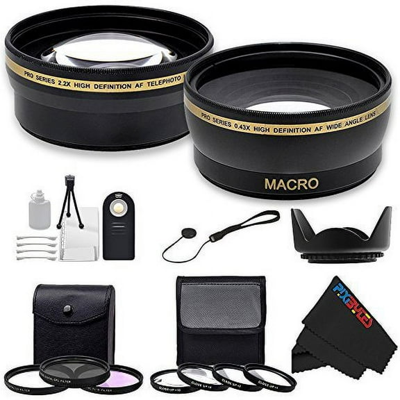 52mm Pixi-Pro Lens Essentials Kit Compatible for 52mm Canon, Nikon, Olympus Lenses
