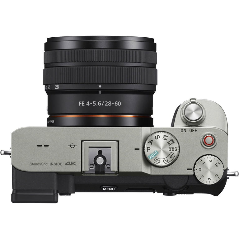 Sony Alpha a7C Mirrorless Digital Camera with 28-60mm Lens (Silver