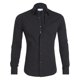 thumbnail image 2 of Camisa informal de algodón para hombre, Tops delgados, manga larga, cremallera, Color sólido, alta calidad, nueva, 2 of 5