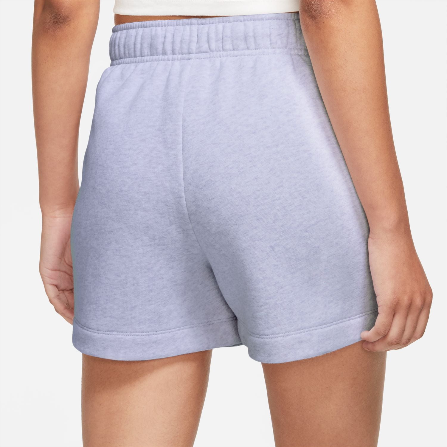 Women's Nike Sportswear Club Fleece Midrise Shorts Color: Gray