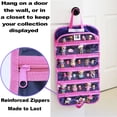 thumbnail image 5 of EasyView Travel Doll Toy Storage Organizer Case Purple and Pink Polyester Doll Accessories, 5 of 6