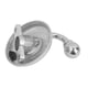 thumbnail image 4 of 2pcs Abrazaderas Colgante de Pared Puerta Ganchos Borla Holder de Percha Color Plata Yotijar Retenciones, 4 of 10