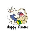thumbnail image 3 of CafePress - Happy Easter Bunny Large Mug - 15 oz Ceramic Large White Novelty Mug, 3 of 6