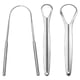 thumbnail image 1 of 3 Pcs Metal Tongue Scraper, Tongue Scrapers For Adults Kids, Stainless Steel Tounge Scrappers, Tounge Scraper Cleaner, Portable Tongue Cleaner, 1 of 5